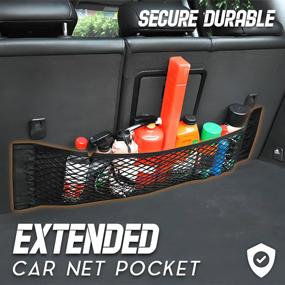 Durable Car Organizer Pocket with Double Velcro Straps for Keeping Your Car Organized and Clutter-Free