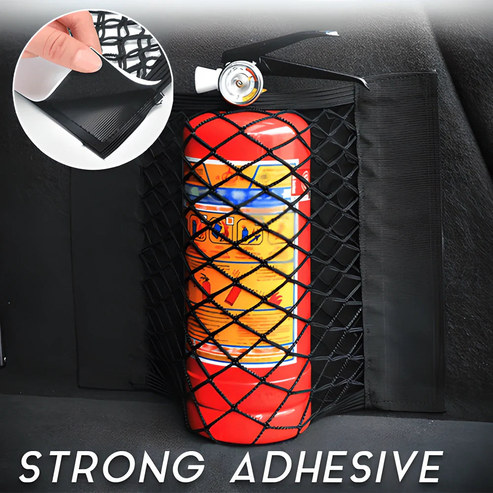 Durable Car Organizer Pocket with Double Velcro Straps for Keeping Your Car Organized and Clutter-Free