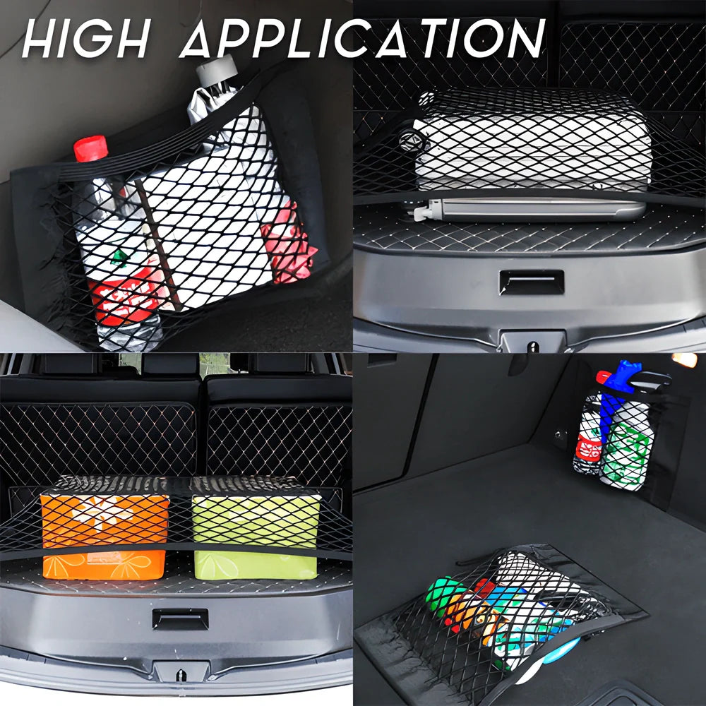 Durable Car Organizer Pocket with Double Velcro Straps for Keeping Your Car Organized and Clutter-Free