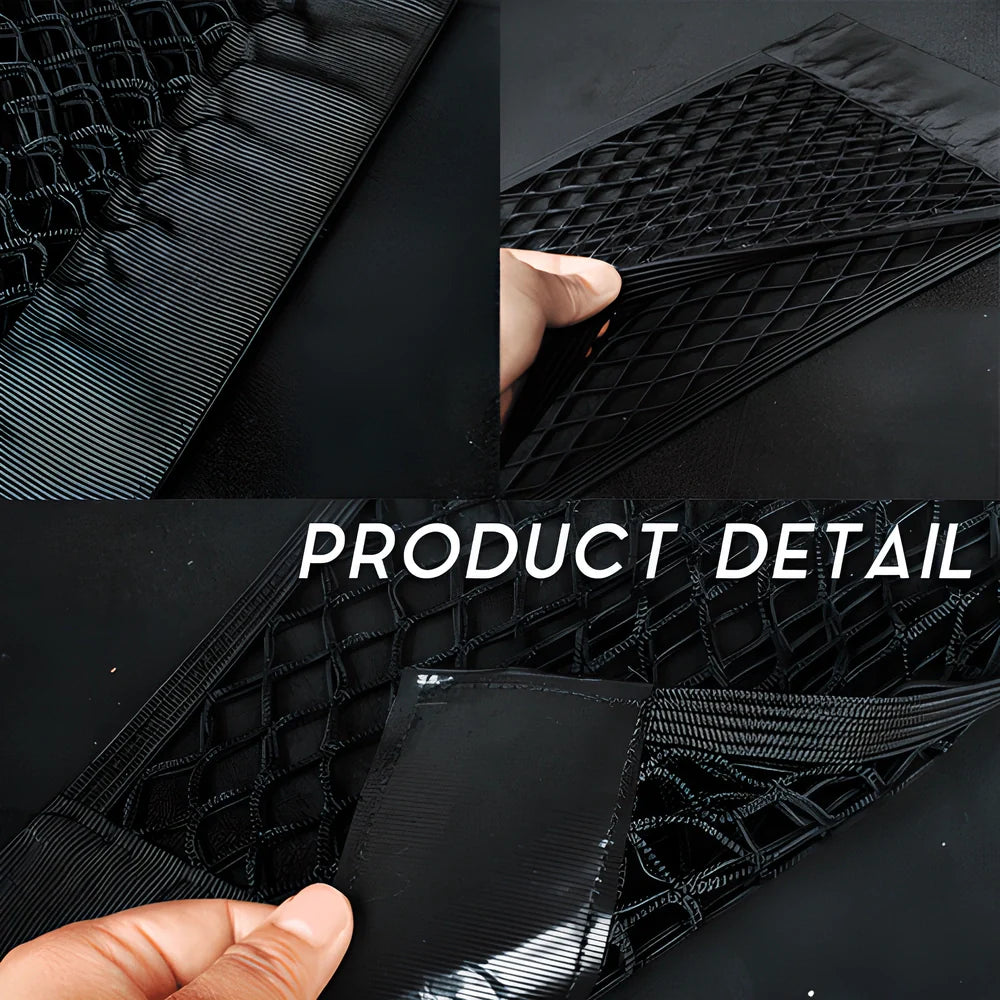 Durable Car Organizer Pocket with Double Velcro Straps for Keeping Your Car Organized and Clutter-Free