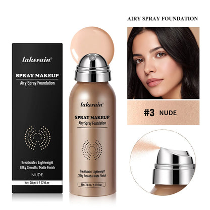 70ml liquid foundation concealer bottle for even skin tone in Beige, Natural, Nude, or Porcelain