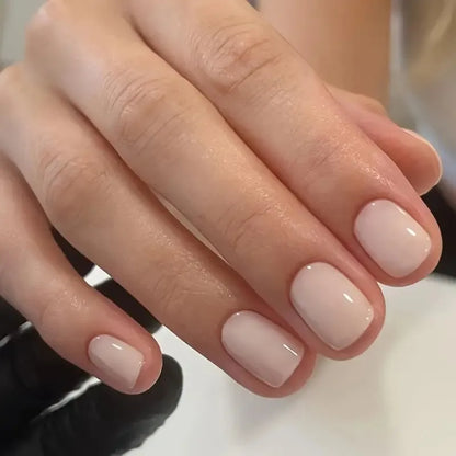 MY119 solid colour plastic false nail set with cute style design for ladies fashion wear