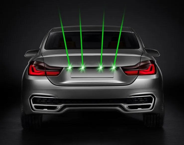 Car And Truck Laser Fog Light Warning Light Strong Light 100mw Anti-Fog Lamp Aluminium 8-36V 66x43mm Green Laser Cannon P101 For Motorcycles Automobiles Trucks
