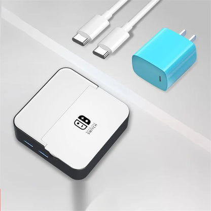 Portable multi-function adapter extension for game consoles with 4K HD projection and compact aluminium alloy housing