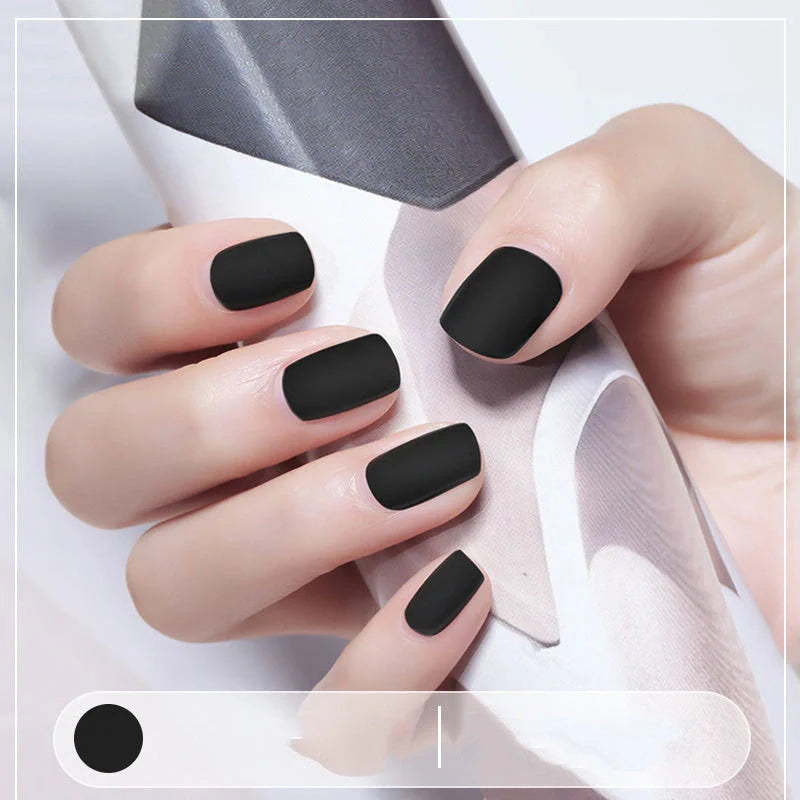 Premium Matte Nail Polish in various chic shades for a flawless, long-lasting finish.
