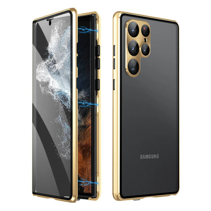 S24Ultra magnetic mirror phone case in multiple colours with peep-proof design and universal magnetic suction