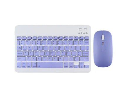 A wireless Bluetooth keyboard for tablets and PCs in a choice of colours including white, green, and pink.