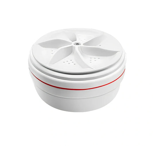 White front-loading washing machine with digital display and 8kg capacity drum