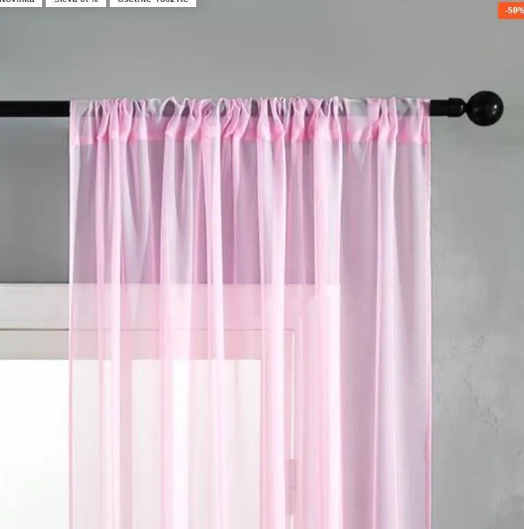Black modern simple cotton linen window screen curtain hung as a vertical curtain