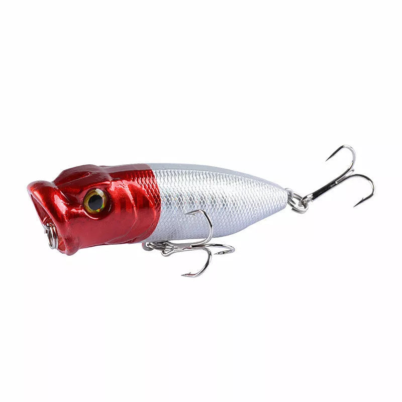 Bionic Fishing Lure On Water Surface - 6.5cm plastic bait with 6# hook in vibrant colors