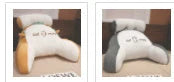 Adjustable ergonomic reading pillow with breathable fabric and detachable cover for comfortable support and easy cleaning