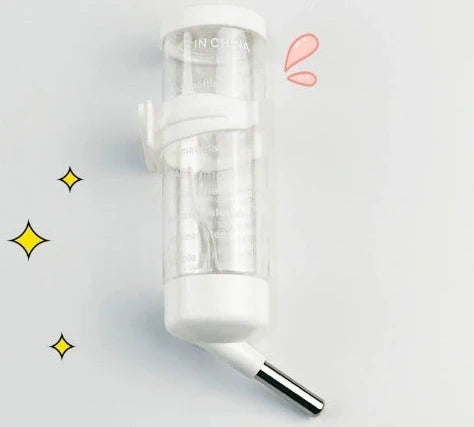 Green ball kettle water feeder with leak-proof design for small pets, showing ball drinking mechanism