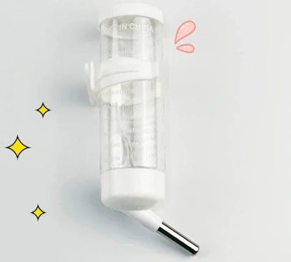 Green ball kettle water feeder with leak-proof design for small pets, showing ball drinking mechanism