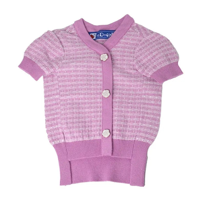 Classic style wool jumper for a Schnauzer dog, shown in size L for autumn and winter wear.