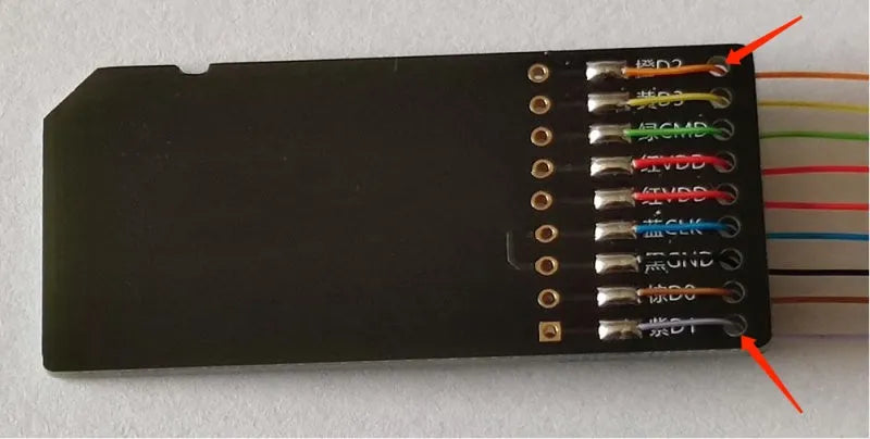 EMMC read/write tool for automotive audio host maintenance on BMW, Mercedes-Benz, Audi, and Porsche vehicles