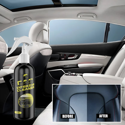 120ml bottle of car interior cleaner for leather and plastic dashboard renovation.