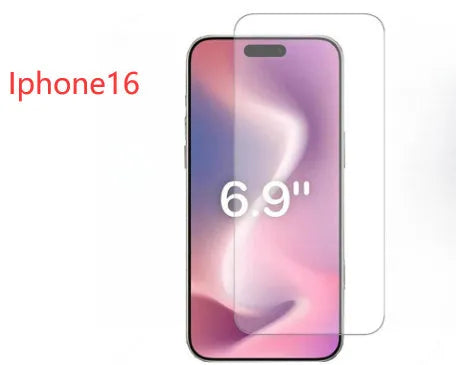 Tempered glass screen protector with 9H hardness and oleophobic coating for iPhone and Samsung phones