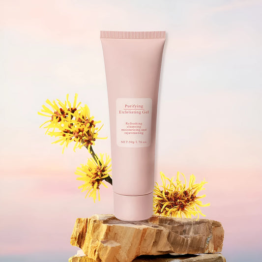 A 132g tube of moisturising facial exfoliating gel scrub for men and women, suitable for all skin types.