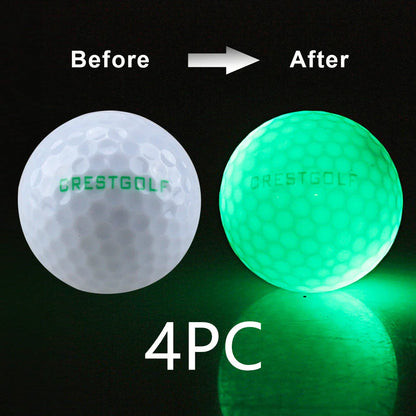 Illuminating Night Golf Balls: Glow-in-the-Dark Practice Balls with Vibrant LED Lights and Durable Design