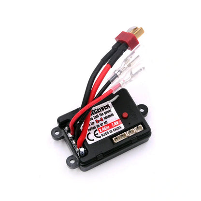 Black remote control car electrical adjustment accessories for Super Chiyu 16101 series in bagged packaging