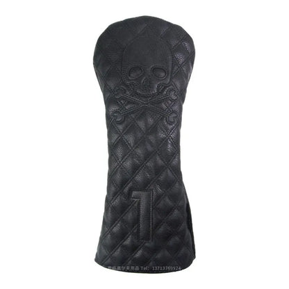 Black and white golf waterproof wooden pole protective cover for sports equipment