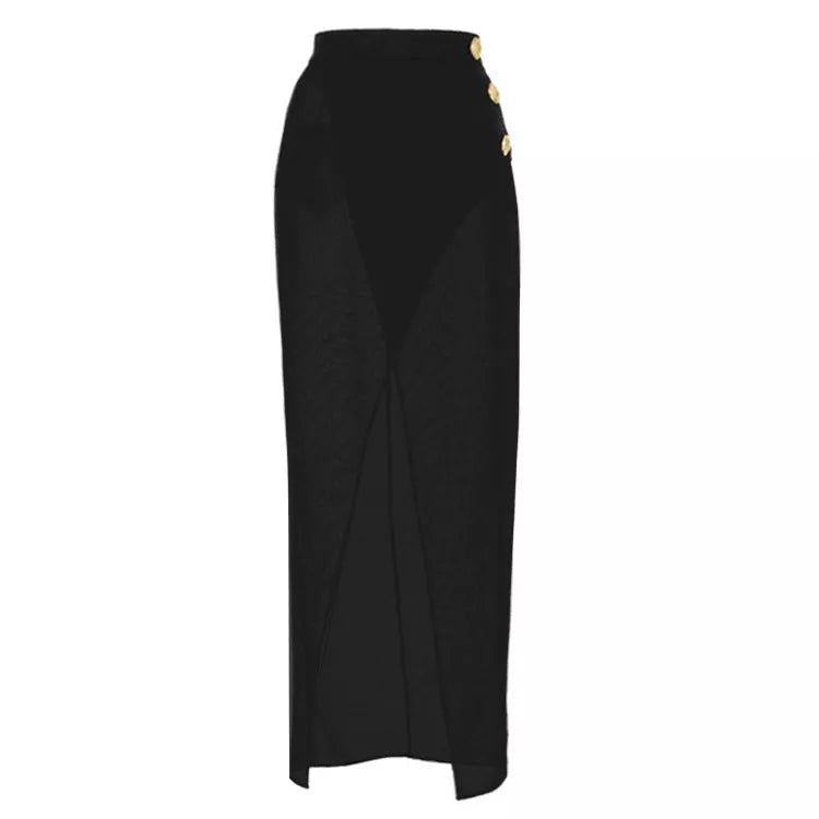 Women's one-piece swimsuit with round buckle decoration and hollow out stitching in various colors