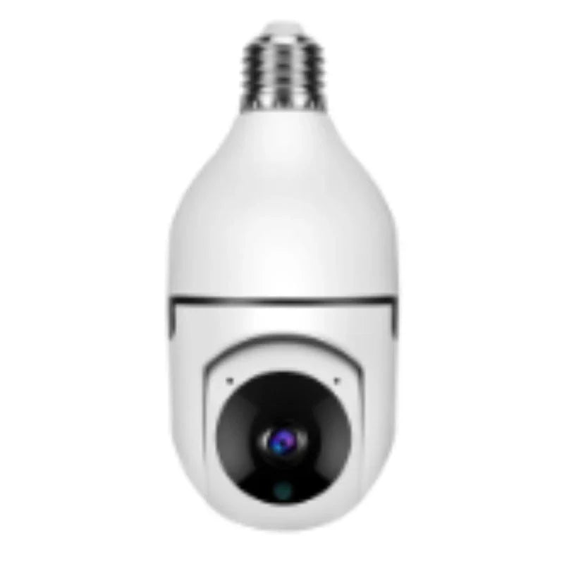 Versatile 1080p Wi-Fi Camera Bulb with 4X Zoom, Automatic Tracking, Colorful Night Vision, and Alexa Integration