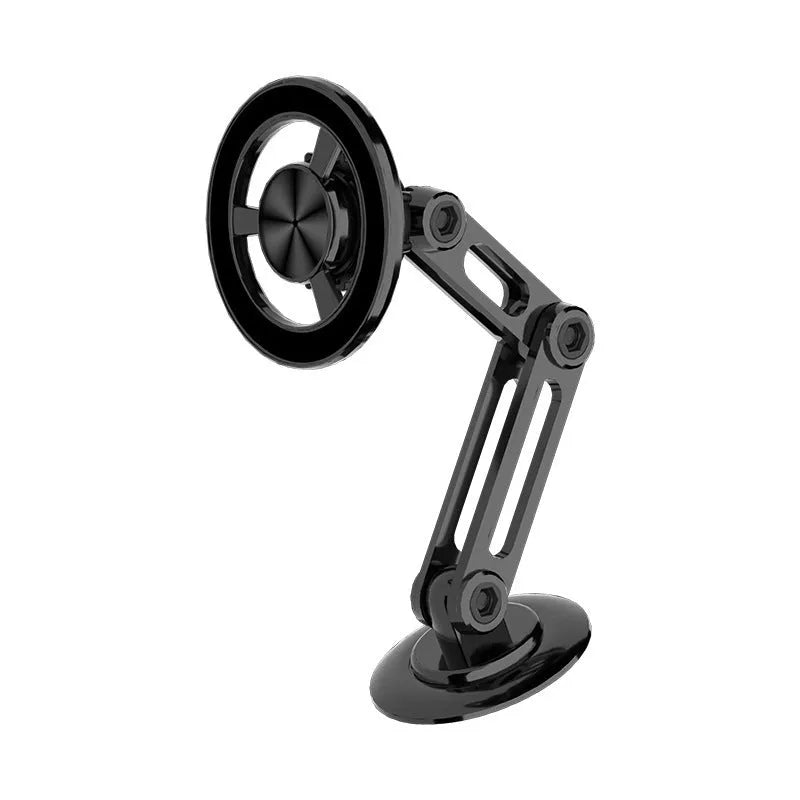 All-metal magnetic car phone holder in four colour options with magnetic rings