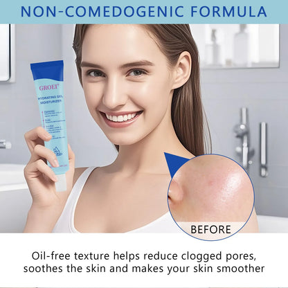 50ml moisturising facial gel with hyaluronic acid for skin hydration