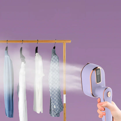 Home Fashion rotating steam hanging iron in light purple colour with mechanical controls and steam function