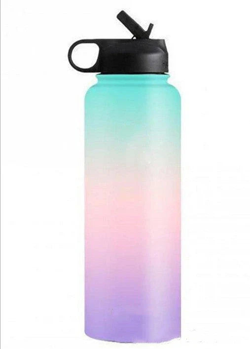 Premium stainless steel insulated water bottle in various colors, perfect for outdoor activities and hydration