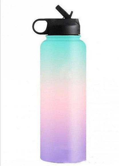 Premium stainless steel insulated water bottle in various colors, perfect for outdoor activities and hydration