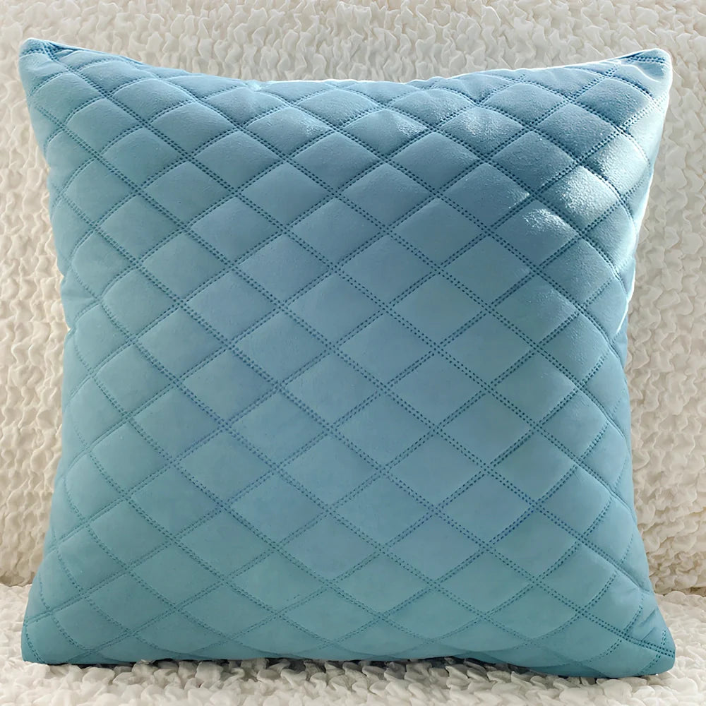 45x45cm velvet cushion with flannel fabric in solid colour options