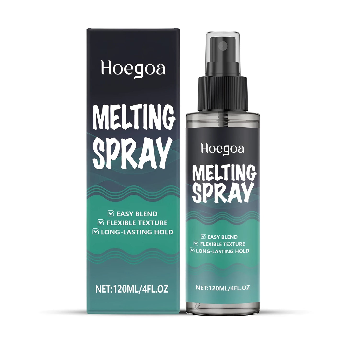 120ml melting spray hair gel container for wet-look hairstyles