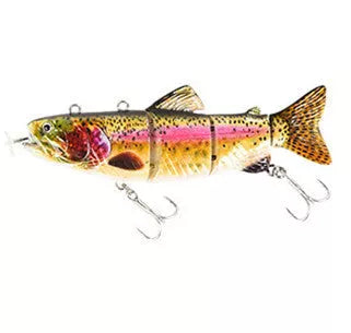 Electric Fishing Lure Bait Wobblers in various colors for effective fishing