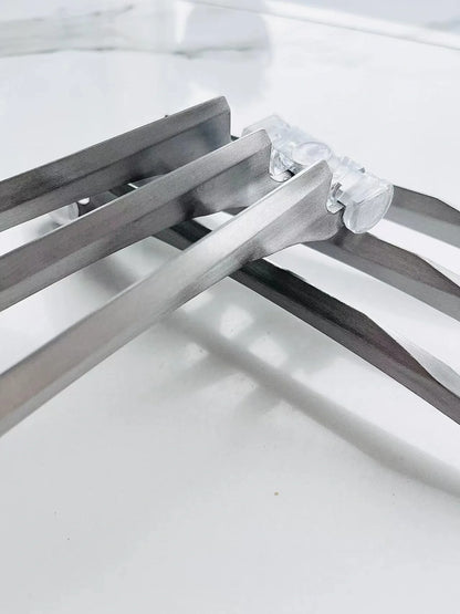 Premium aluminum cosplay war claws in matte and mirror finish for costumes and Halloween