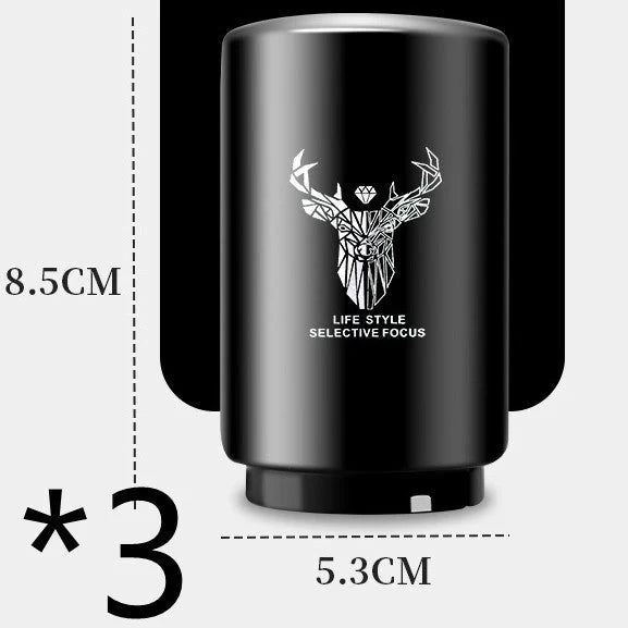 Stainless steel automatic beer bottle opener with one-hand operation