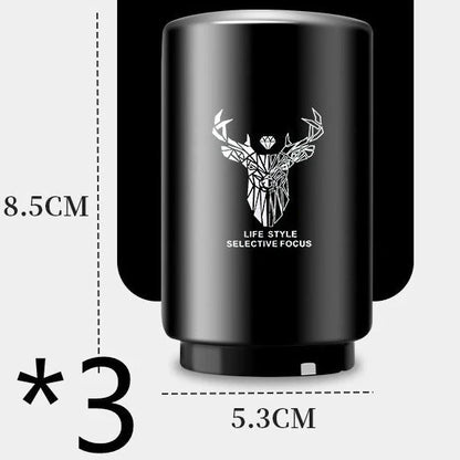 Stainless steel automatic beer bottle opener with one-hand operation