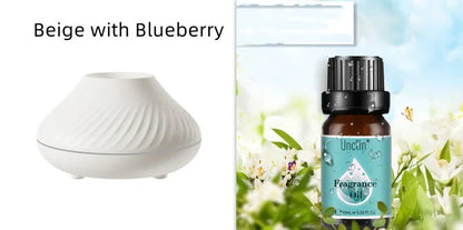 Volcanic Flame Aroma Diffuser with LED light and flame effect