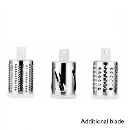 Multifunctional vegetable cutter with safety design and 30+ slicing options