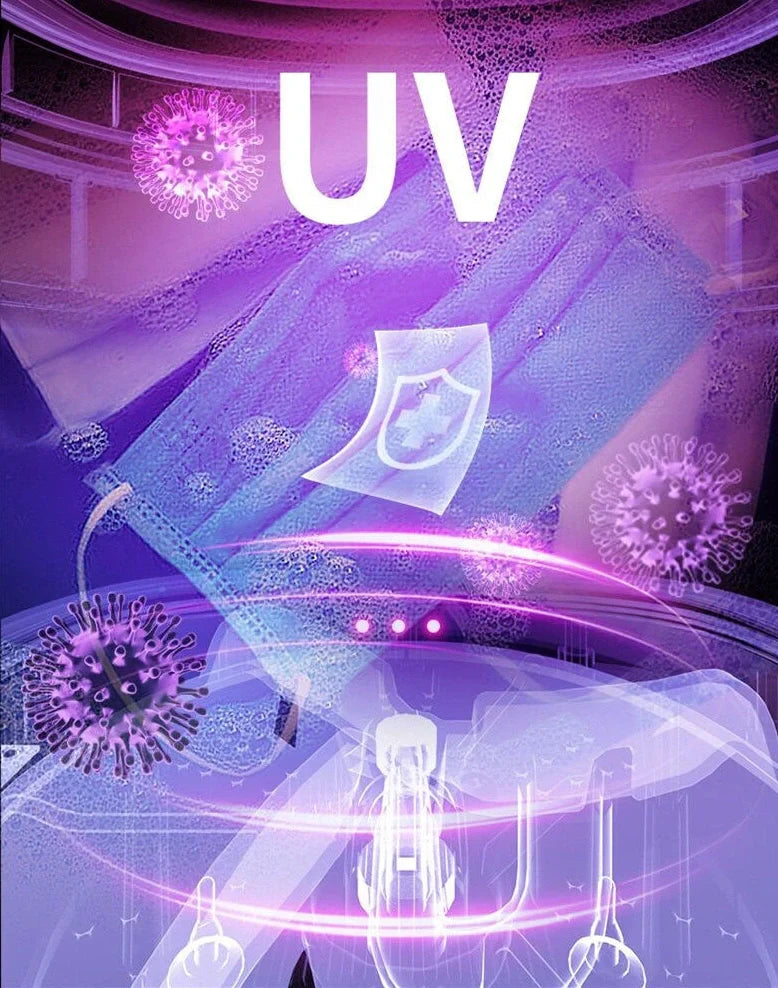 Green retractable folding washing machine showing 26cm dimensions and USB power connection