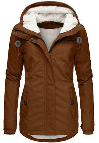 Stylish padded cotton clothing with leather accents in a variety of colors and sizes