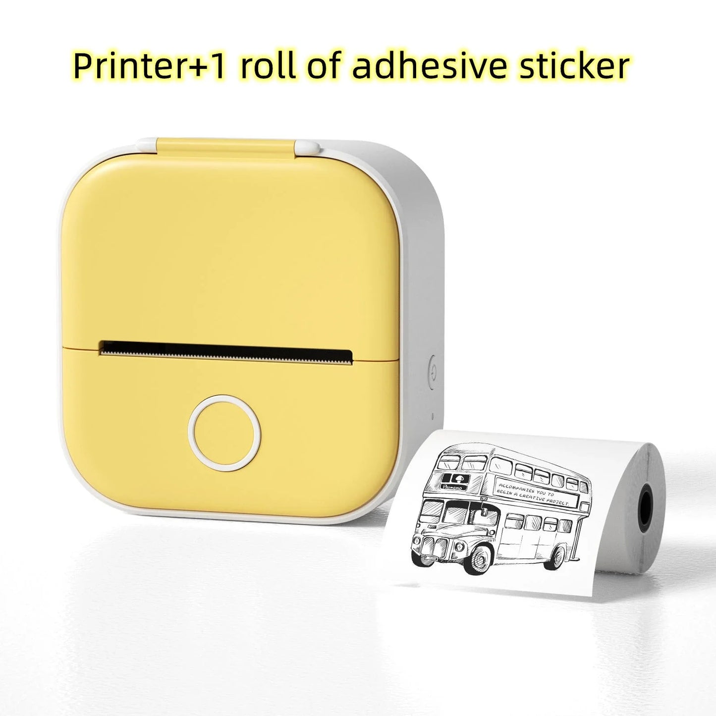 Portable Thermal Label Printer with Bluetooth Connectivity for Home, Office, and Small Business Organization