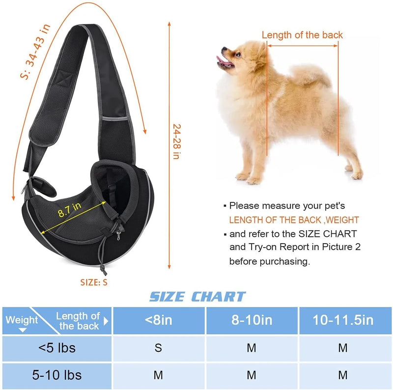 Comfortable and Secure Crossbody Bag for Pets on the Go