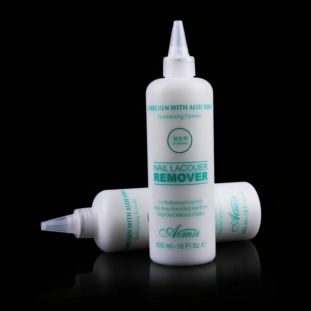 500ml green matte bottle nail dead skin macerating agent massage cream for softening hardened cuticles