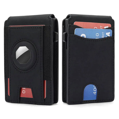 Men's RFID blocking card holder wallet in microfiber available in three colours