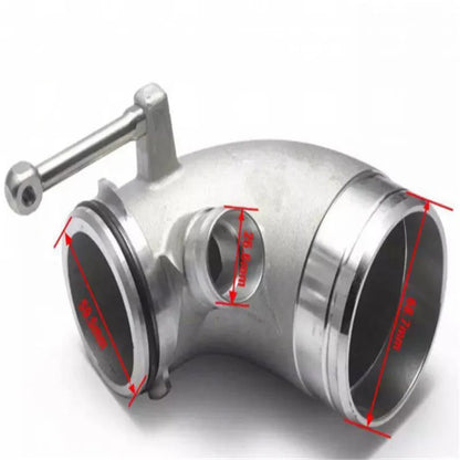Aluminium alloy 90-degree turbo pipe elbow for car modification