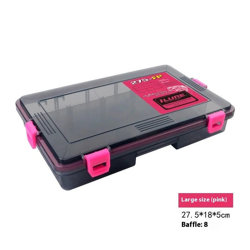 Blue Luya fishing lure storage box with waterproof PP plastic construction