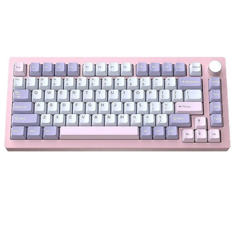 Heiji Snake aluminium mechanical keyboard DIY kit with keycaps and tools on a desk.