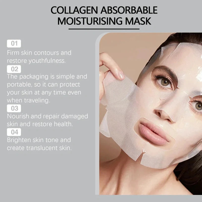 Bio Collagen True Deep Mask - Overnight Facial Treatment with Collagen, Hyaluronic Acid, and Nourishing Vitamins for Radiant, Youthful-Looking Skin